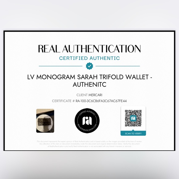 Louis Vuitton Wallet - Monogram Sarah Trifold Wallet - Picture 16 of 16